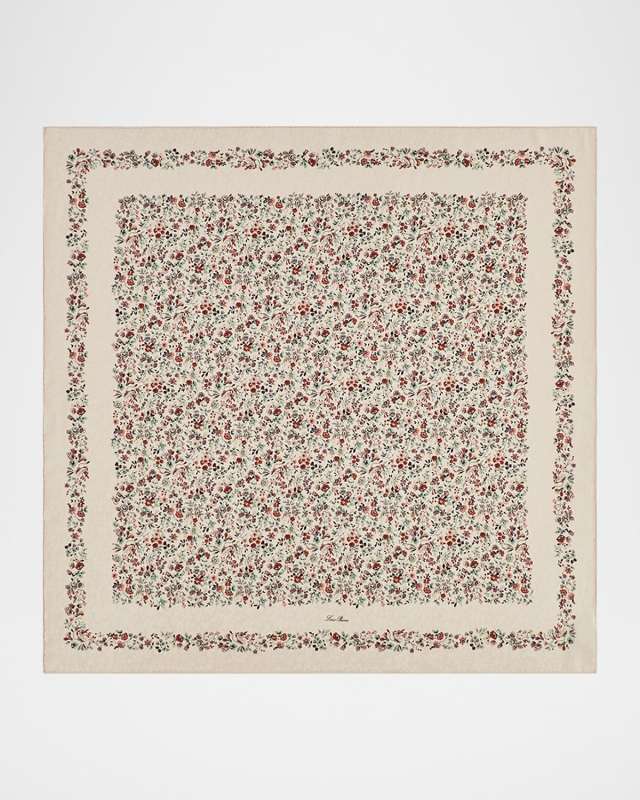 Arundel Gardens Field Silk Foulard Scarf